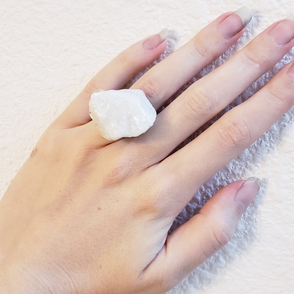 Wrapped stone rings - Picture 5 of 8